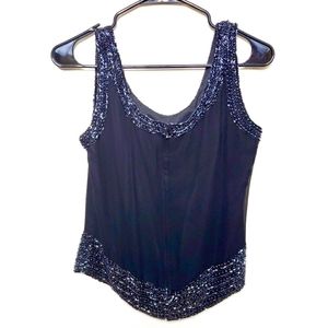 NWT Gorgeous Beaded Elegant Top, 10